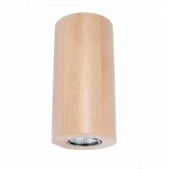 Spot-Light Wandleuchte aus Birkenholz, Up- & Downlight, GU10, 2-flammig