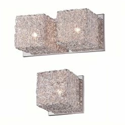 Ideal Lux Wandleuchte aus Drahtgeflecht in zwei Größen