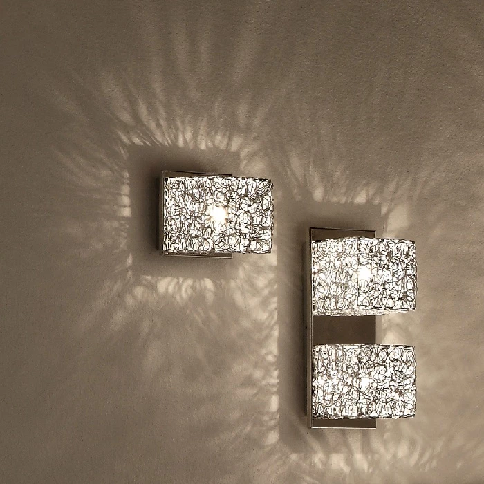 Ideal Lux Wandleuchte aus Drahtgeflecht in zwei Größen 2 Ideal Lux Wandleuchte aus Drahtgeflecht in zwei Größen – Bild 2