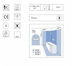 Illumina Astro Lighting Wandleuchte Azumi Classic mit Stoffschhirm -Wandleuchten Verkaufsladen wandleuchte azumi classic mit 921582 illuminaastrolighting
