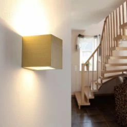 Cleoni Wandleuchte Caspe12 Buche Furnier