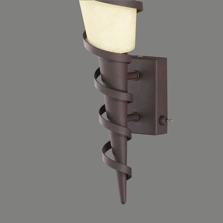 Trio Wandleuchte in Fackeloptik aus Scavoglas im Landhausstil 2 Trio Wandleuchte in Fackeloptik aus Scavoglas im Landhausstil – Bild 2