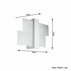 LHG Lights Wandleuchte Feniks 1, inkl. 1x E27 7W -Wandleuchten Verkaufsladen wandleuchte feniks inkl e27 1327383 lhg 132962