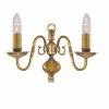 Searchlight Wandleuchte Flemish 2-flammig in Messing-Antik