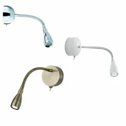 Searchlight Wandleuchte Flexi Arm - 3 Farben