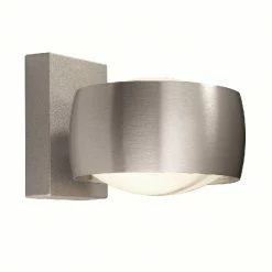 Wandleuchte Grace von Oligo aluminium-gebürstet
