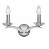 Searchlight Wandleuchte Kensington 2-flammig in Chrom