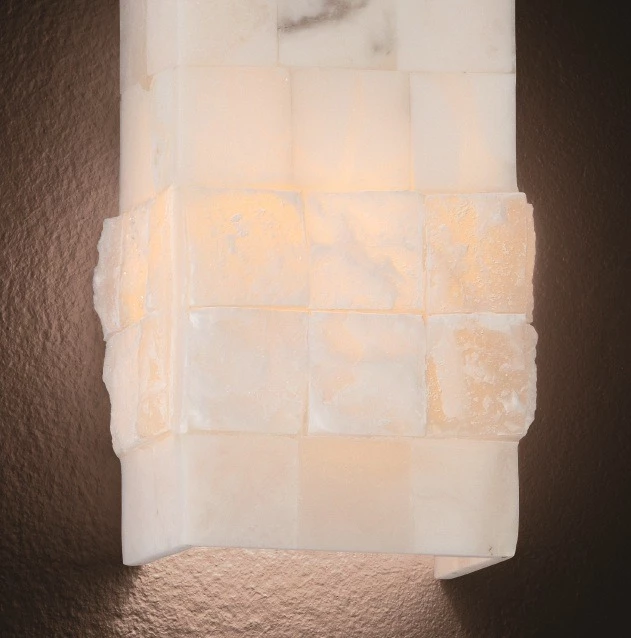 Ideal Lux Wandleuchte komplett handgearbeitet aus weißen Alabasterglaselementen in 2 Größen wählbar 2 Ideal Lux Wandleuchte komplett handgearbeitet aus weißen Alabasterglaselementen in 2 Größen wählbar – Bild 2