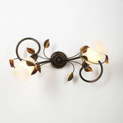 LHG Lights Wandleuchte im Landhausstil in Braun-antiker Oberfläche -Wandleuchten Verkaufsladen wandleuchte landhausstil braunantiker oberflche 1150933 lhg 3385a2