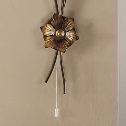 Hans Kögl Wandleuchte links oder rechts ausgerichtet mit gold patinierten Blättern und Alabastergläsern -Wandleuchten Verkaufsladen wandleuchte links oder rechts M783501 hanskgl