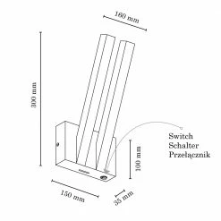 Spot-Light Wandleuchte Linus Wall In, Buche in nussbaum -Wandleuchten Verkaufsladen wandleuchte linus wall inbuche 1375323 spotlight 2237276