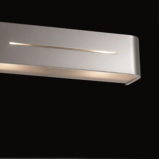 Ideal Lux Wandleuchte Länge 62cm in aluminium gebürstet, chrom oder weiß erhältlich 2 Ideal Lux Wandleuchte Länge 62cm in aluminium gebürstet, chrom oder weiß erhältlich – Bild 2