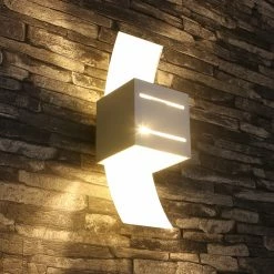 LHG Lights Wandleuchte Loreto weiß inkl. G9 LED 5 Watt -Wandleuchten Verkaufsladen wandleuchte loreto weiinklledwatt 1313194 lhg 131319