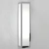 Illumina Astro Lighting Wandleuchte Mashiko eckig in Silber, 36 cm