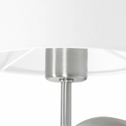 Steinhauer Wandleuchte mit LED Leselampe 2,5W inkl., silberfarbene Hotel Bettlampe, weißer Leinenschirm, mit Direktschalter, E27 12 Steinhauer Wandleuchte mit LED Leselampe 2,5W inkl., silberfarbene Hotel Bettlampe, weißer Leinenschirm, mit Direktschalter, E27 -Wandleuchten Verkaufsladen wandleuchte mit led leselampe 1562ST 6 steinhauer 1562st