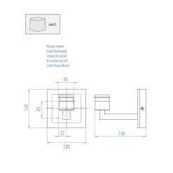 LHG Lights Wandleuchte in Nickel-poliert, Schirm rund Weiß -Wandleuchten Verkaufsladen wandleuchte nickelpoliertschirm rund wei 921581 lhg 92175