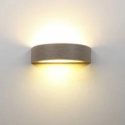 Cleoni Wandleuchte Nola K1 in Eiche grau 10 Cleoni Wandleuchte Nola K1 in Eiche grau -Wandleuchten Verkaufsladen wandleuchte nola eiche grau 1276873 cleoni 3500k1e212