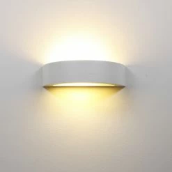 Cleoni Wandleuchte Nola K1 in Eiche weiß -Wandleuchten Verkaufsladen wandleuchte nola eiche wei 1276863 cleoni 3500k1e211