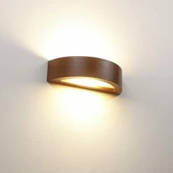 Cleoni Wandleuchte Nola K1 in Meranti