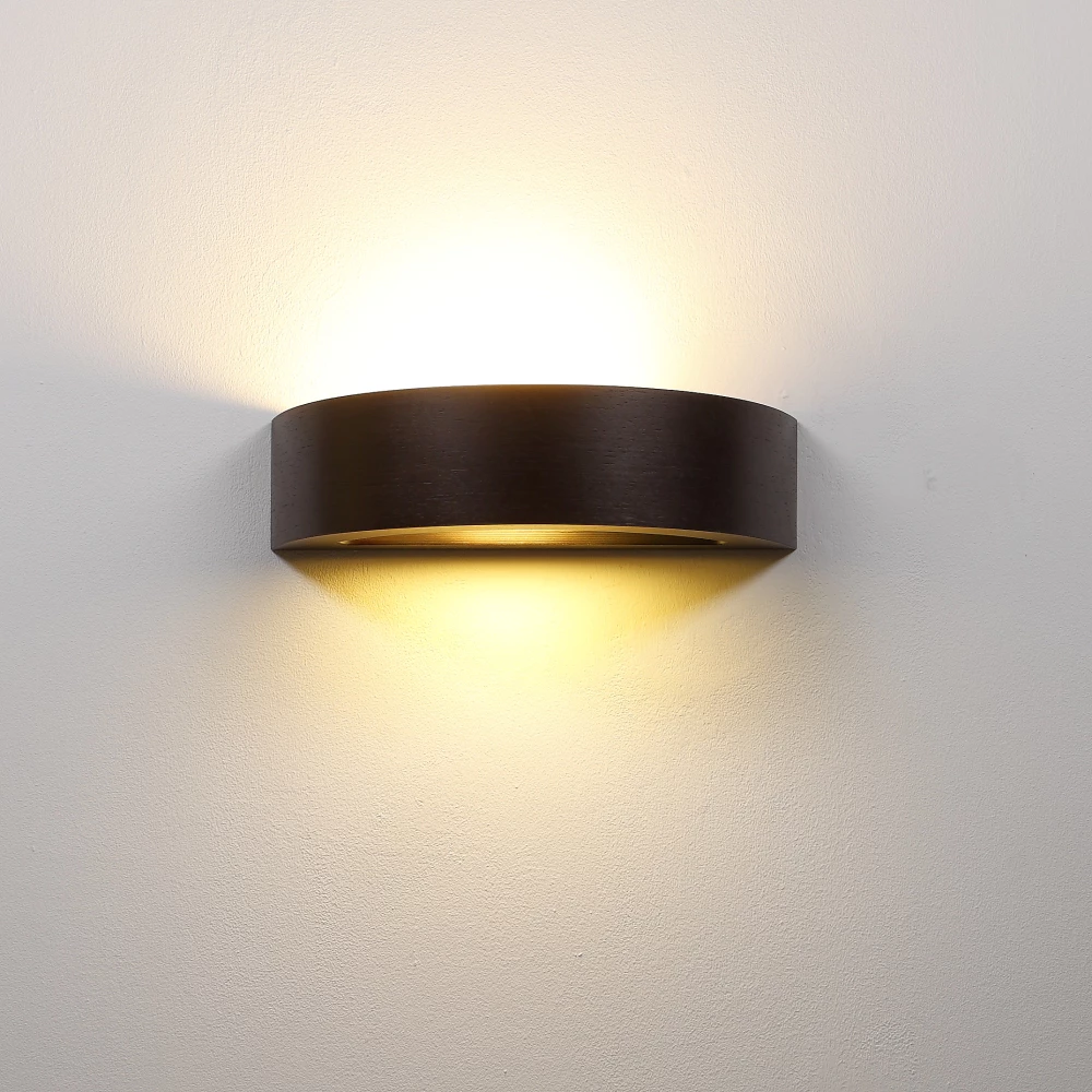 Cleoni Wandleuchte Nola K1 in Wenge 4 Cleoni Wandleuchte Nola K1 in Wenge – Bild 4