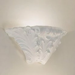 Kolarz Wandleuchte Rokoko, Keramik, handgefertigt, vier Oberflächen