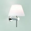 Illumina Astro Lighting Wandleuchte Roma in Chrom mit Opalglas Glas