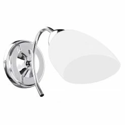 Spot-Light Wandleuchte Viletta Glas weiß, Farbe wählbar