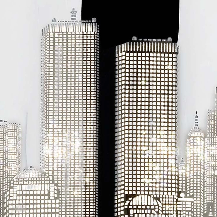 LHG Lights Wandleuchte Capital Edelstahl-Laser-Cut 2 LHG Lights Wandleuchte Capital Edelstahl-Laser-Cut – Bild 2