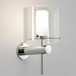 Illumina Astro Lighting Wandleuchte, Chrom, Acrylglas klar / opal, Spiegelleuchte, 1-flammig -Wandleuchten Verkaufsladen wandleuchtechromacrylglas klaropalspiegelleuchte1flammig 909172 illuminaastrolighting a0342