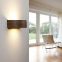 Cleoni Wandleuchte, Furnierholz, Eiche, indirektes Licht, Glasscheibe 9 Cleoni Wandleuchte, Furnierholz, Eiche, indirektes Licht, Glasscheibe -Wandleuchten Verkaufsladen wandleuchtefurnierholzeicheindirektes lichtglasscheibe 1276852 cleoni 3500k1e208