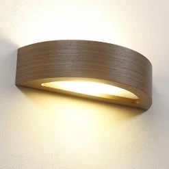 Cleoni Wandleuchte, Furnierholz, Eiche, indirektes Licht, Glasscheibe 11 Cleoni Wandleuchte, Furnierholz, Eiche, indirektes Licht, Glasscheibe -Wandleuchten Verkaufsladen wandleuchtefurnierholzeicheindirektes lichtglasscheibe 1276855 cleoni 3500k1e208