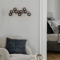 By Rydens Wandleuchte, Glas, mit Kabel, Kugeln, 60cm hoch, Rauchfarben o. Amber -Wandleuchten Verkaufsladen wandleuchteglasmit kabelkugeln60cm hochrauchfarben 1402082 byrydens 43003304505