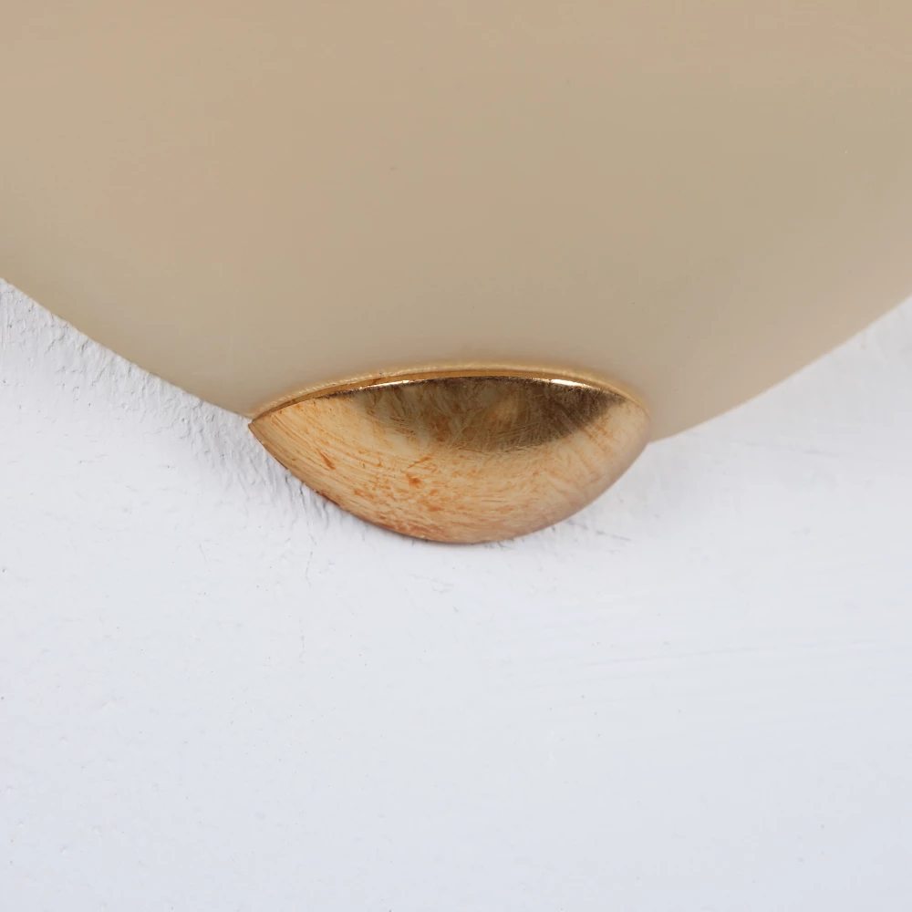 LAM Wandleuchte, klassisch, Glas, Metall, Gold 24 K antik o. Brüniert 5 LAM Wandleuchte, klassisch, Glas, Metall, Gold 24 K antik o. Brüniert – Bild 5