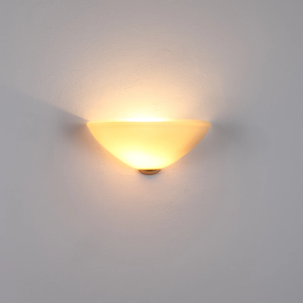 LAM Wandleuchte, klassisch, Glas, Metall, Gold 24 K antik o. Brüniert 6 LAM Wandleuchte, klassisch, Glas, Metall, Gold 24 K antik o. Brüniert – Bild 6