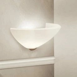 LAM Wandleuchte, klassisch, Glas, Metall, Gold 24 K antik o. Brüniert