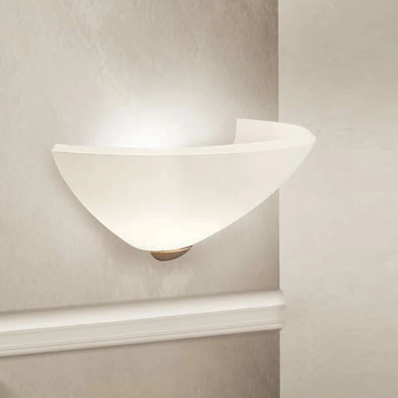 LAM Wandleuchte, klassisch, Glas, Metall, Gold 24 K antik o. Brüniert 1 LAM Wandleuchte, klassisch, Glas, Metall, Gold 24 K antik o. Brüniert