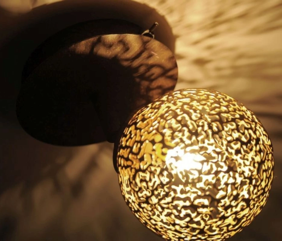 Paul Neuhaus Wandleuchte, Landhausstil, Kugelleuchte, Kippschalter, Schwenkbar 4 Paul Neuhaus Wandleuchte, Landhausstil, Kugelleuchte, Kippschalter, Schwenkbar – Bild 4