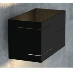 LHG Lights Wandleuchte, modern, Up & Down Light, schwarz, mit 3 Schlitzen, LED -Wandleuchten Verkaufsladen wandleuchtemodern down lightschwarzmitschlitzenled 1414103 lhg 141744