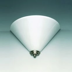 LMS Wandleuchte, Oberfläche Chrom, Glas wählbar