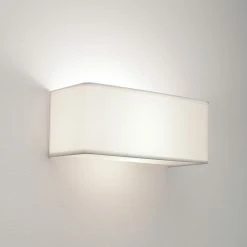 Illumina Astro Lighting Wandleuchte, Schirm weiß, rechteckig, schlicht, Fassung LED geeignet