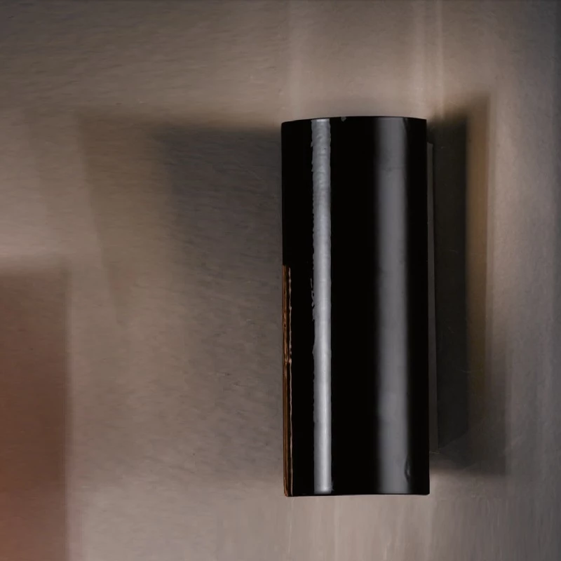 Hans Kögl Wandleuchte, schwarz, Up & Down, Lichteffekt, modern, Höhe 18 cm 1 Hans Kögl Wandleuchte, schwarz, Up & Down, Lichteffekt, modern, Höhe 18 cm