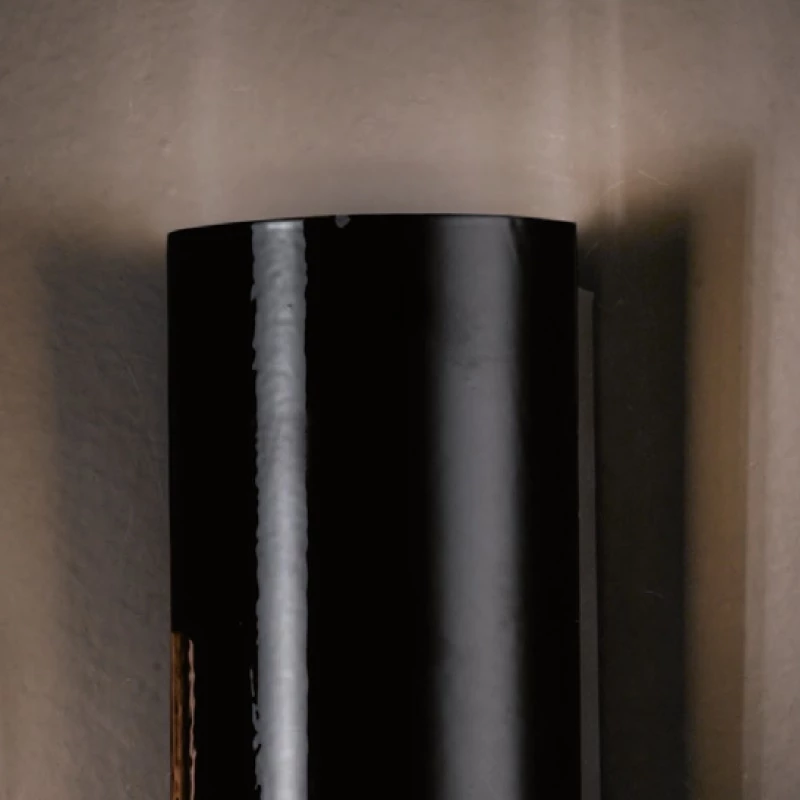 Hans Kögl Wandleuchte, schwarz, Up & Down, Lichteffekt, modern, Höhe 18 cm 2 Hans Kögl Wandleuchte, schwarz, Up & Down, Lichteffekt, modern, Höhe 18 cm – Bild 2