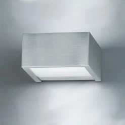 Decor Walther Wandleuchte, silber, Lichtaustritt beidseitig