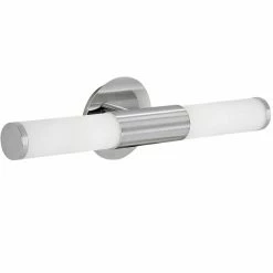 EGLO Wandleuchte, Spiegelleuchte, Feuchtraum geeignet, Nickel-matt