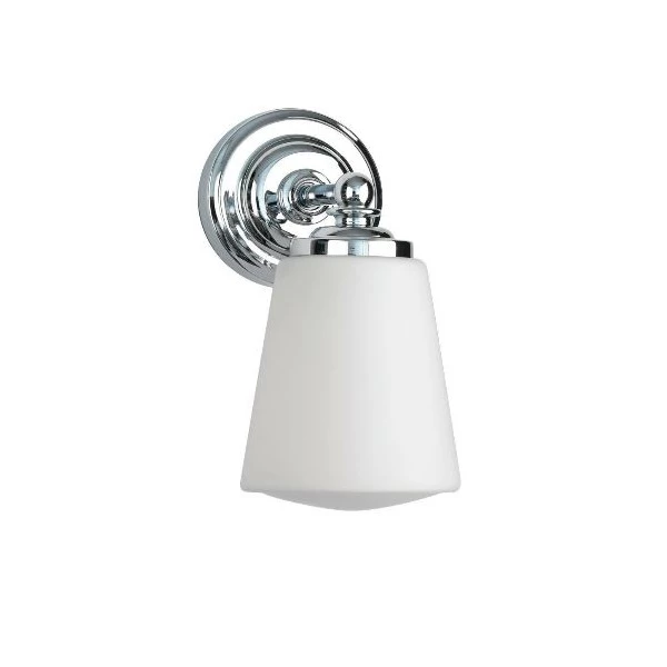 Illumina Astro Lighting Wandleuchte, Spiegelleuchte, modern, Chrom, Opalglas, dimmbar 1 Illumina Astro Lighting Wandleuchte, Spiegelleuchte, modern, Chrom, Opalglas, dimmbar
