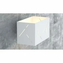 LHG Lights Wandleuchte, weiß, Up & Down Light, 4 Schlitze, modern, inkl. LED 5 W -Wandleuchten Verkaufsladen wandleuchtewei down lightschlitzemoderninklledw 1414132 lhg 141779