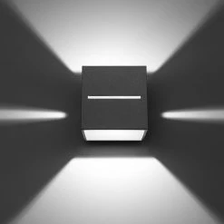 LHG Lights Wandleuchte, Würfelförmig, Up & Down, warmweiße Lichtfarbe, 3 Farben 8 LHG Lights Wandleuchte, Würfelförmig, Up & Down, warmweiße Lichtfarbe, 3 Farben -Wandleuchten Verkaufsladen wandleuchtewrfelfrmig downwarmweilichtfarbegrau 1328332 lhg 132936