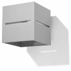 LHG Lights Wandleuchte, Würfelförmig, Up & Down, warmweiße Lichtfarbe, 3 Farben