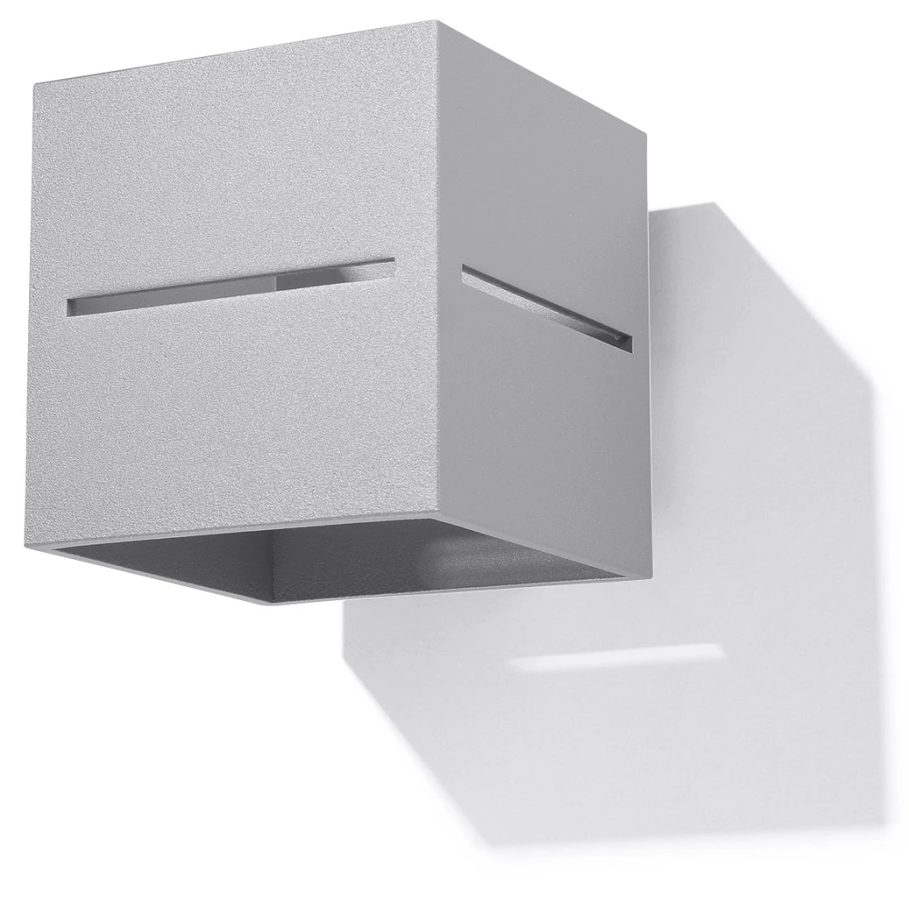 LHG Lights Wandleuchte, Würfelförmig, Up & Down, warmweiße Lichtfarbe, 3 Farben 1 LHG Lights Wandleuchte, Würfelförmig, Up & Down, warmweiße Lichtfarbe, 3 Farben