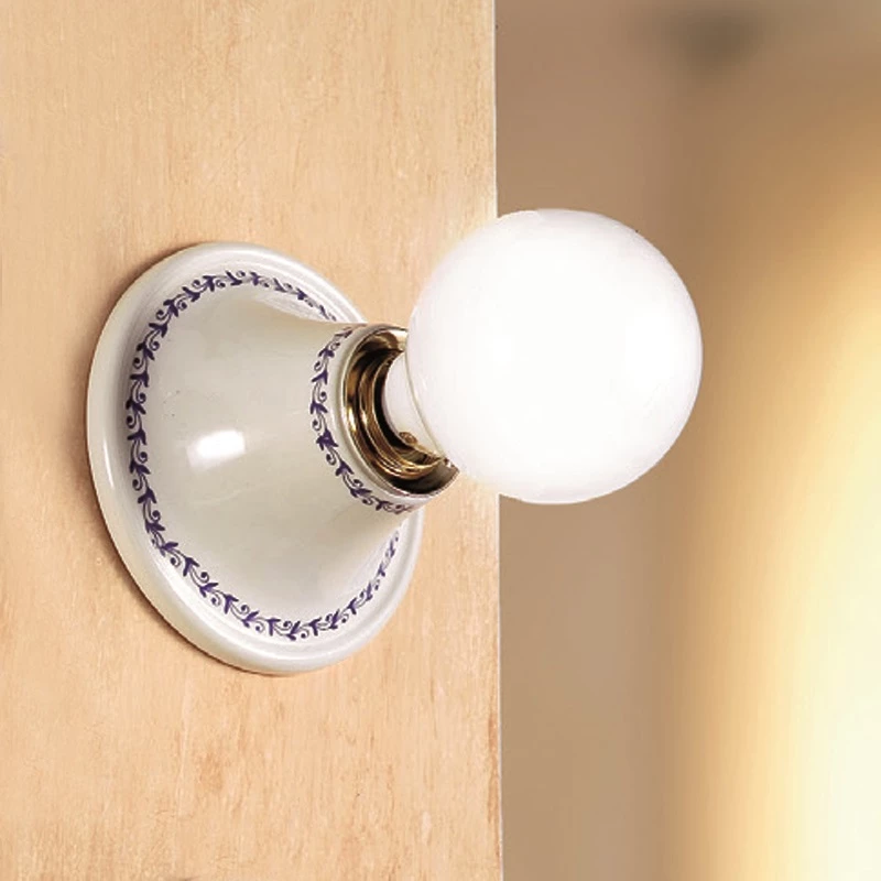 LHG Lights Weiße Keramik Wandleuchte 1 LHG Lights Weiße Keramik Wandleuchte